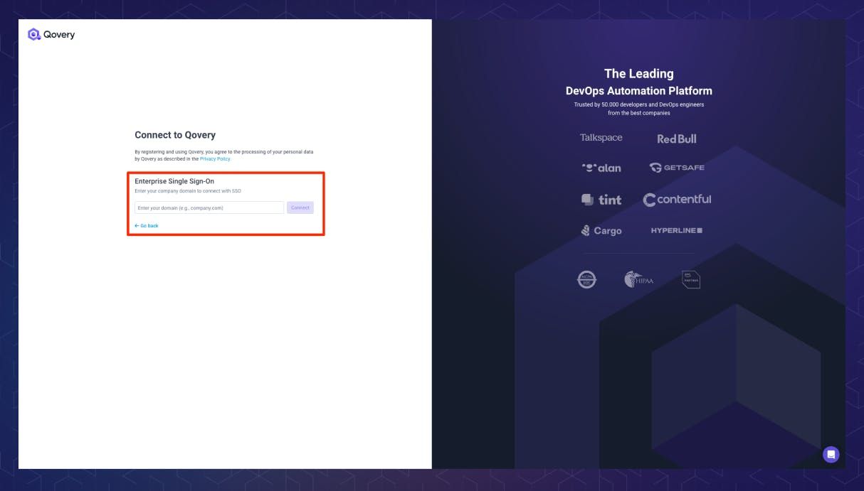 SSO via OIDC/SAML